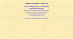 Desktop Screenshot of paradise-press.co.nz