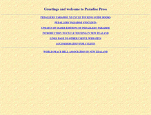 Tablet Screenshot of paradise-press.co.nz